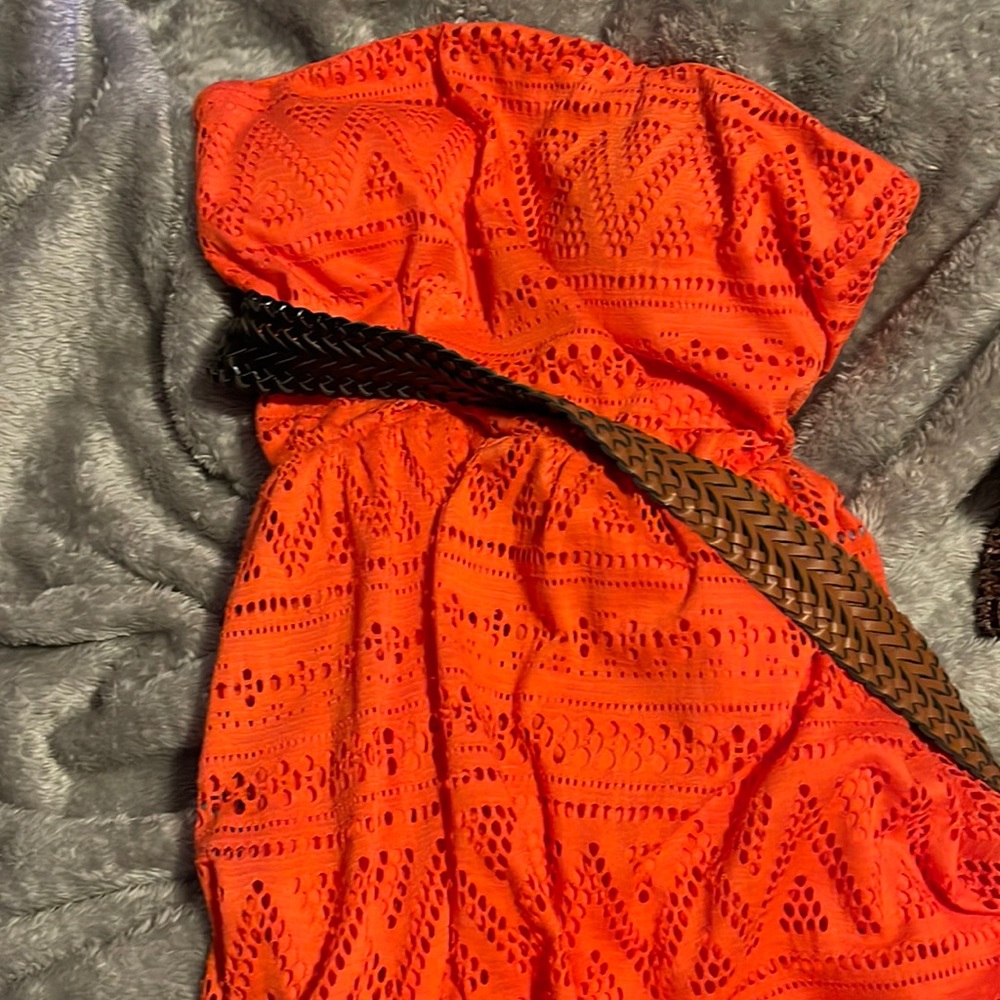 No boundaries summer dress size lg orange